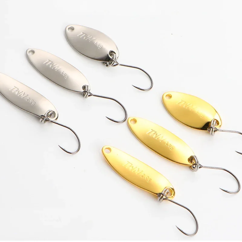 

10PCS 3g Miniature Metal Spinner Spoon Trout Fishing Lure Hard Bait Sequins Noise Paillette Bait Small Sequins Spinner