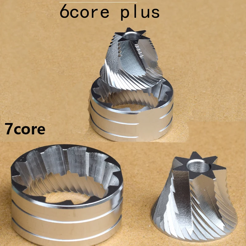 

420stainless steel 38mm 7core Burrs 6 core Compatible With Timemore Chestnut C2 slim Higher Efficiency