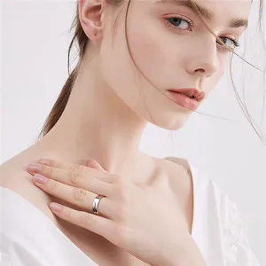 Skyrim Fashion Simples Edelstahl -Paar Ring für Männer Frauen lässige Finger Ringe Juwely Geschenk geben 2025 Neu 10 Hauptverkaufsring Trubly Wire - №6