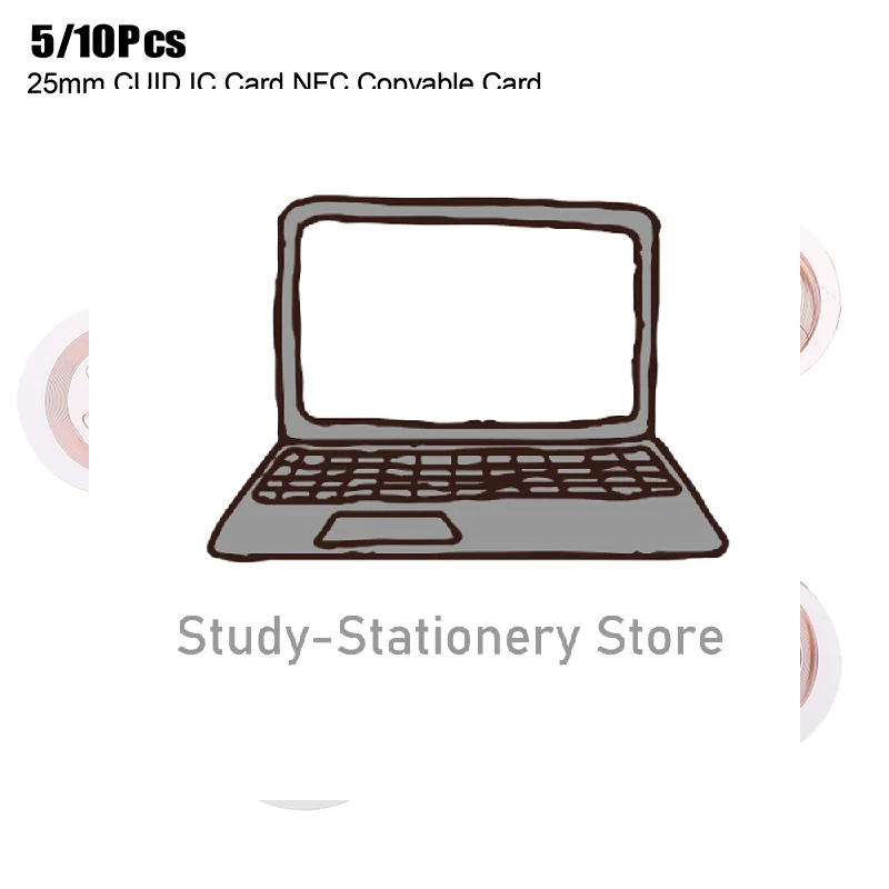 5/10 個 CUID NFC タグ 25 ミリメートル書き換え可能な透明コインカード NFC ラベル近接キーフォブタグアクセス制御超薄型 NFC