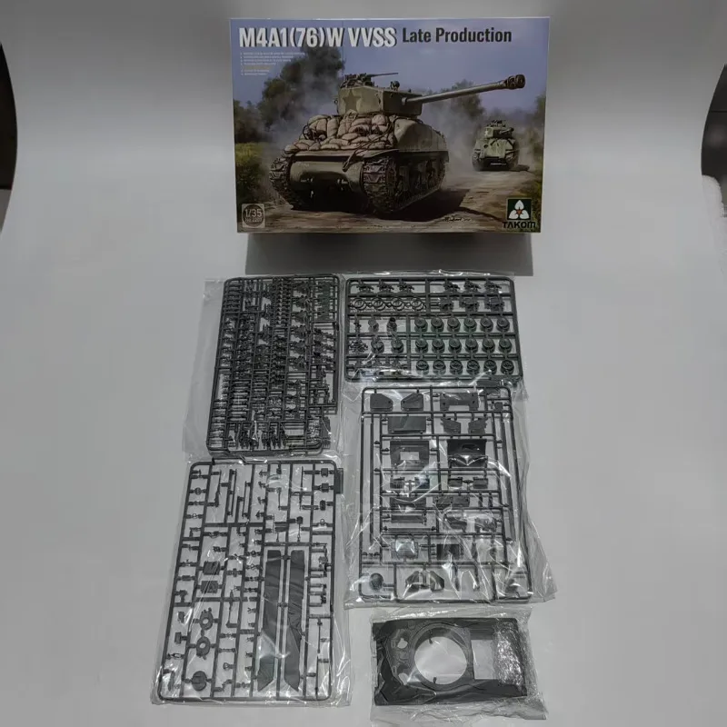 

TAKOM 2207 1/35, M4A1, 76 (Ш) VVSS, танк для производства поздней, военный сборный комплект модели, комплект пластиковой модели