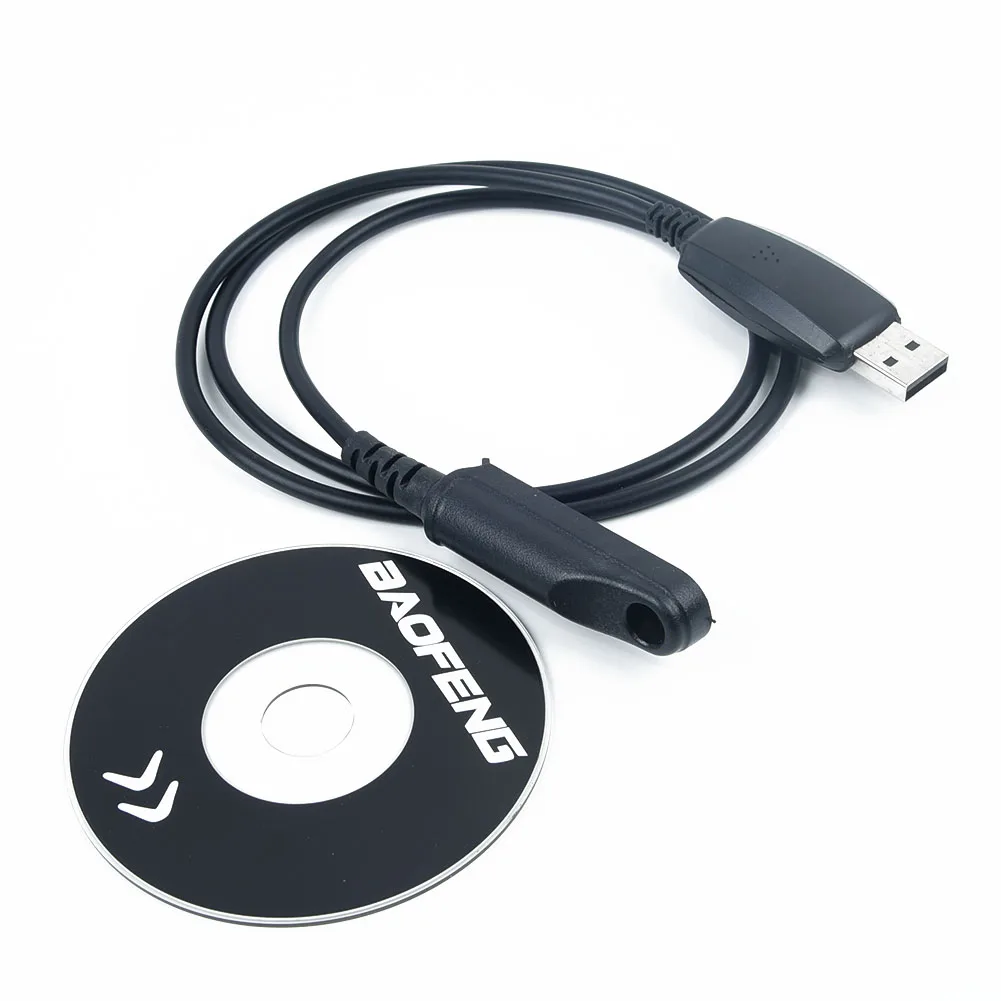 High Speed USB Programming Cable Cord CD for Walkie Talkie A58 Radio Stable and Efficient Programming Experience