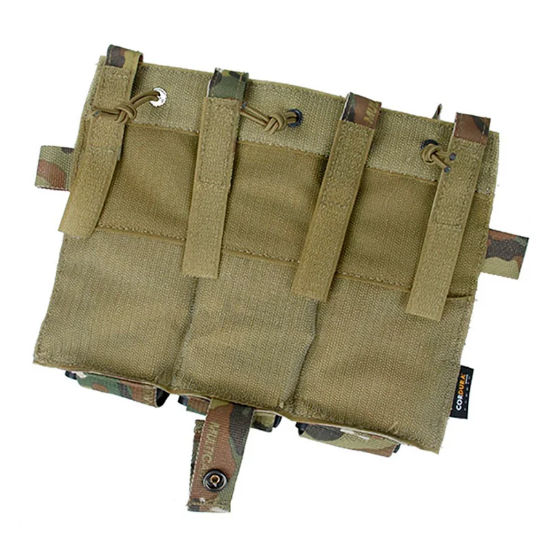 TMC Tactical Molle M4 TRIPLE MAG Pouch MC Triple Magazine Bag for Tactical Vest JPC2.0 AVS SPC Front Panel TMC3465