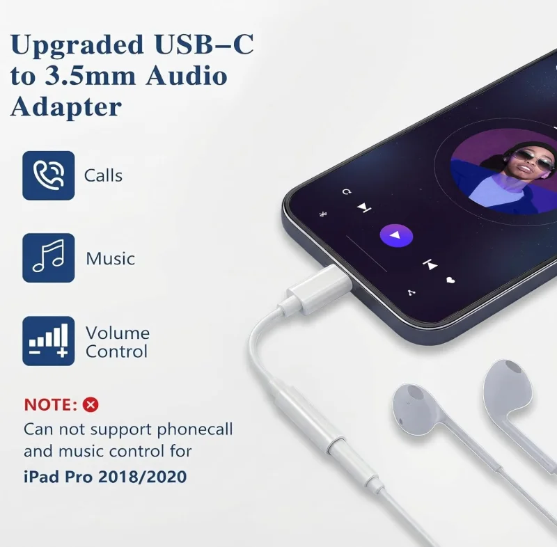 Type C To 3.5mm Aux Adapter 3 5 Audio Cable for Huawei Xiaomi Redmi Sumsang LG 3.5MM