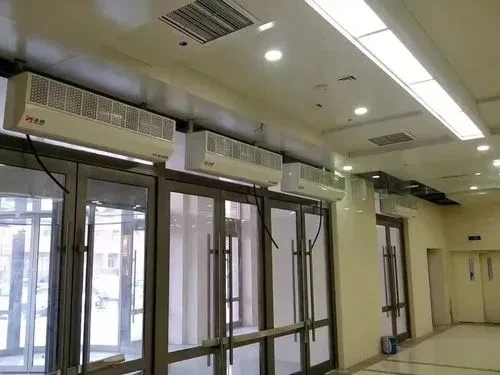 China Commercial Wind Air Handling Unit Door Air Curtain for shopping mall Ventilation