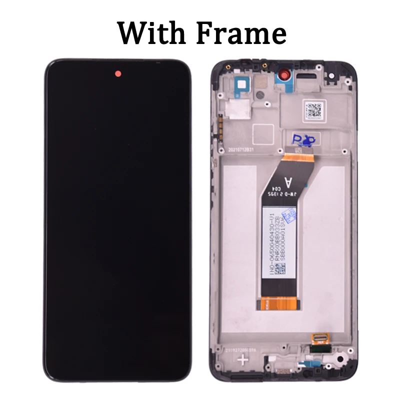 Xiaomi-デジタイザーマウントLCDタッチスクリーン,オリジナルアセンブリ,フレーム付き,redmi 10, 2022,21061119ag