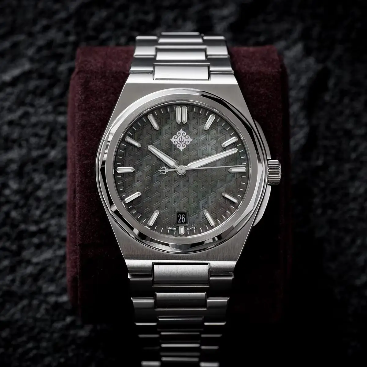 IX&DAO 2026 New Warrior 37mm Men's Automatic Mechanical Watch PT5000 Imported Sapphire Stainless Steel Waterproof 10Bar BGW9