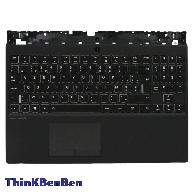 BE Belgian Black Keyboard Upper Case Palmrest Shell Cover For Lenovo Legion Y530 15 15ICH Y7000 2018 1060 5CB0S91799