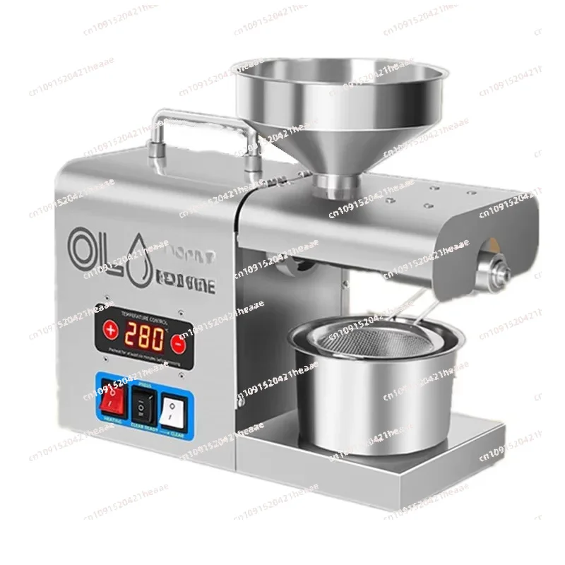 Suitable for Stainless Steel Oil Press Machine Home Cold/Hot Oil Extractor for Peanut/Sesame/Sunflower  Press Machine