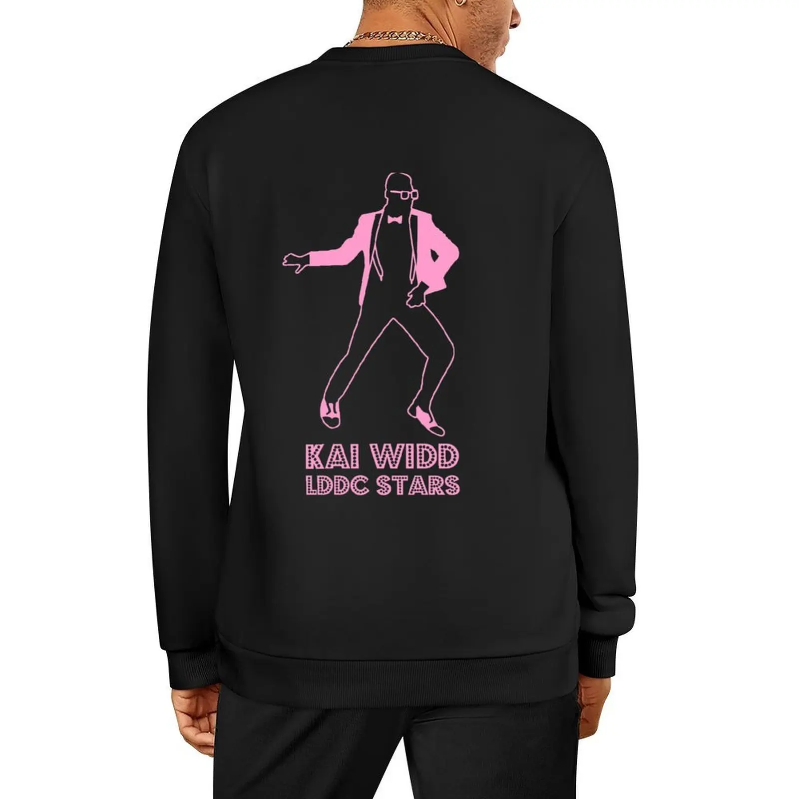 

Kai Widd LDDC Stars - Large Print & White Clock Pullover graphic t shirts men fashion men sweatshirt