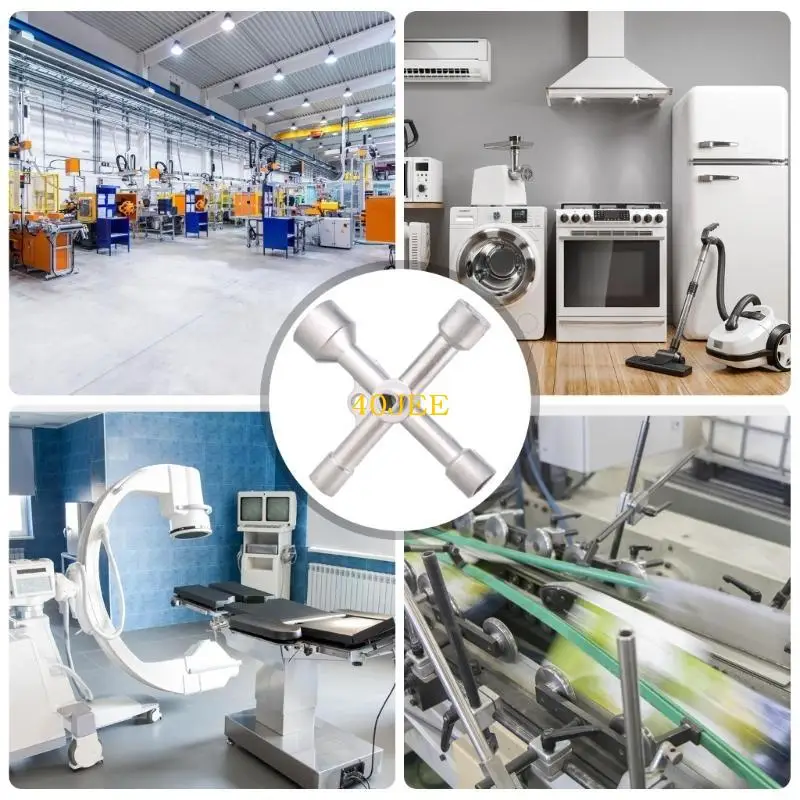 40JE 5 in 1 hulpprogramma's Key Crossing Switches Triangles Electrical Cabbard Key sleutel