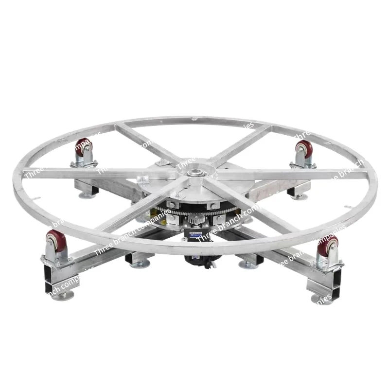 

Electric rotating steel frame industrial display manual remote control speed regulation