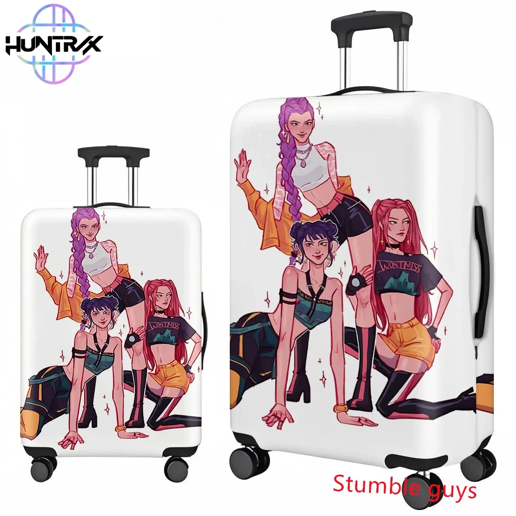 غطاء الأمتعة Anime Kpop Demon Hunters يناسب حقائب السفر مقاس 18-32 بوصة #4