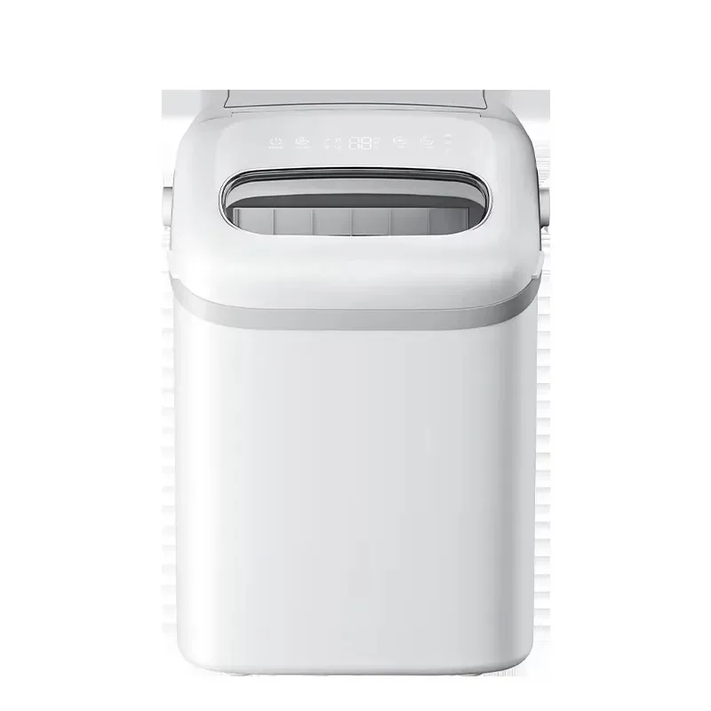 STLF 16 square ice machine, plastic shell, commercial and hotel use, daily output of 10-20 kg, 1 liter water tank