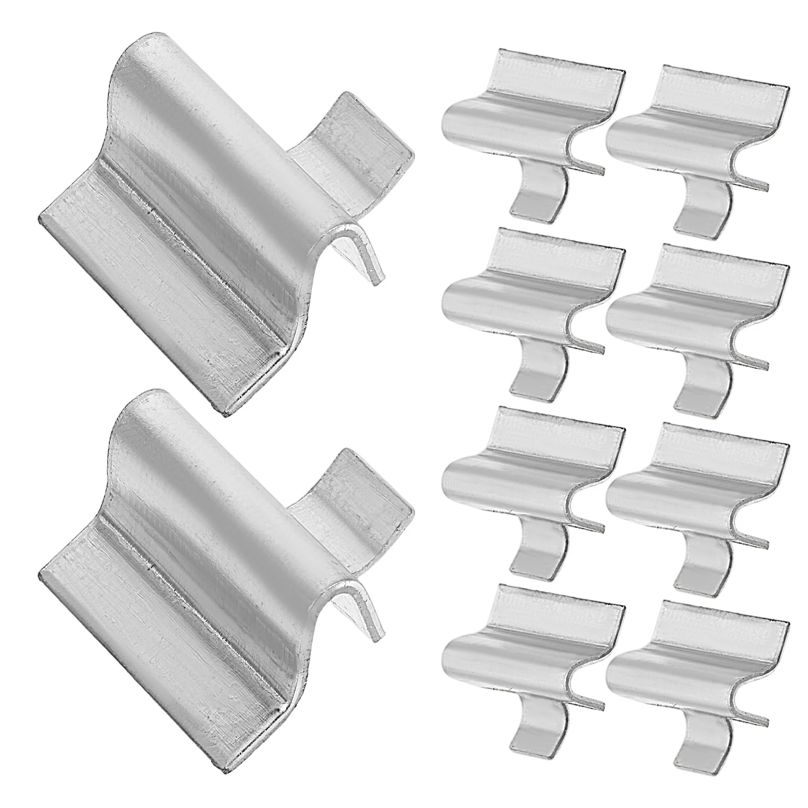 

10 Pcs Shelf Support Clips Heavy Duty Metal Partition Buckle Cabinet Kitchen Bookshelf Storage Sturdy Lightweight