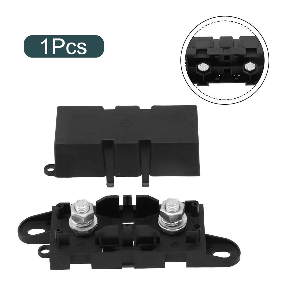 Brand New Fuse Box Holder Car Fuse Heavy Holder Marine for mega Small Flat W/ 2x M8 for studs 12/24V 60A To 500 Amp
