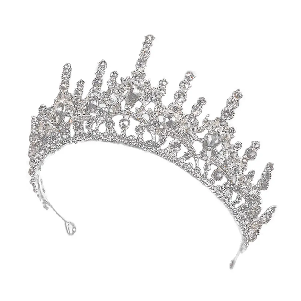 

1 шт., свадебная тиара, свадебная корона, украшения на голову со стразами, элегантная повязка для волос, подарок на день рождения, годовщину, свадебная корона