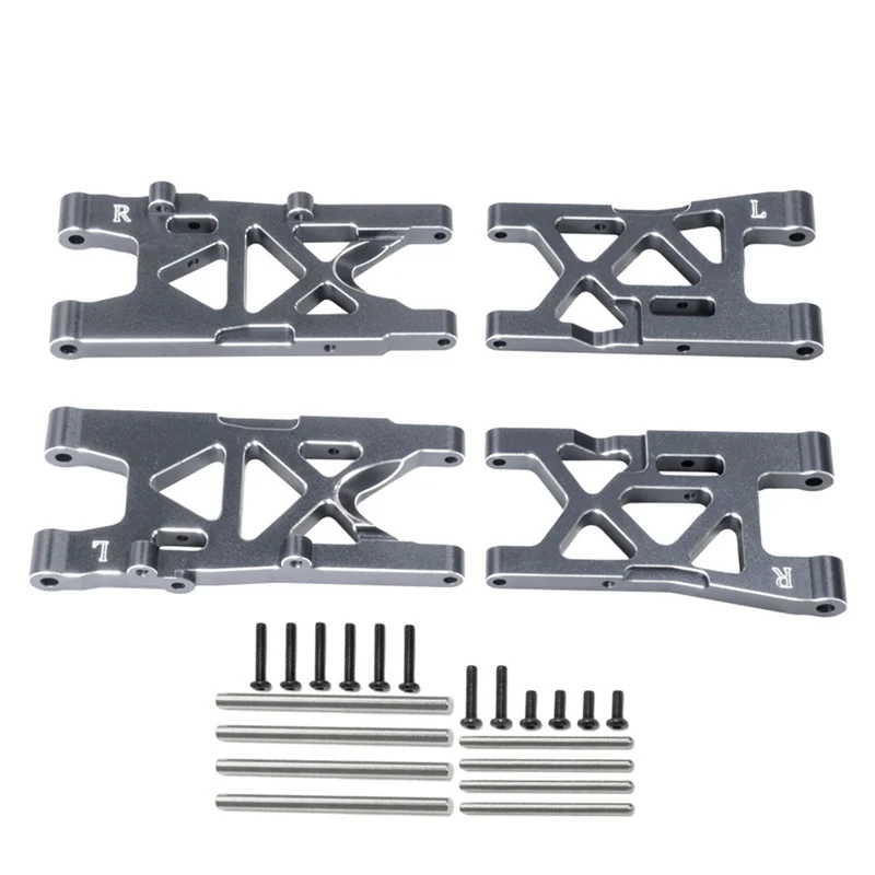 Excellent-Aluminum Front And Rear Suspension Arms For ARRMA 1/8 Mojave 4X4 4S BLX Upgrade Parts