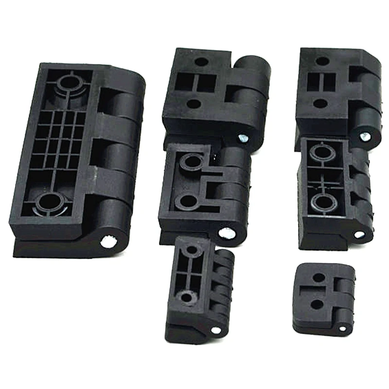 10pcs Black Color Nylon Plastic Butt Hinge for Wooden Box Furniture Electric Cabinet Hardware Wooden door hinge Black hinge