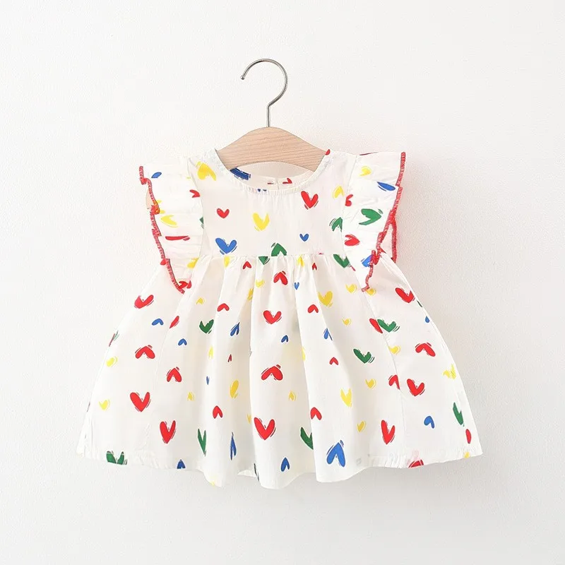

Summer Baby Cute Dress Girls' Printed Sleeveless Dress