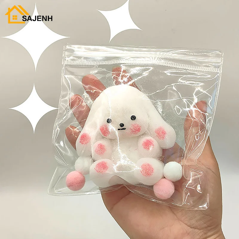 Kawaii Plush Bunny Fidget Toys Stress Relief Squeeze Irritability Fingertip Toys Adult Kids Toys Gifts