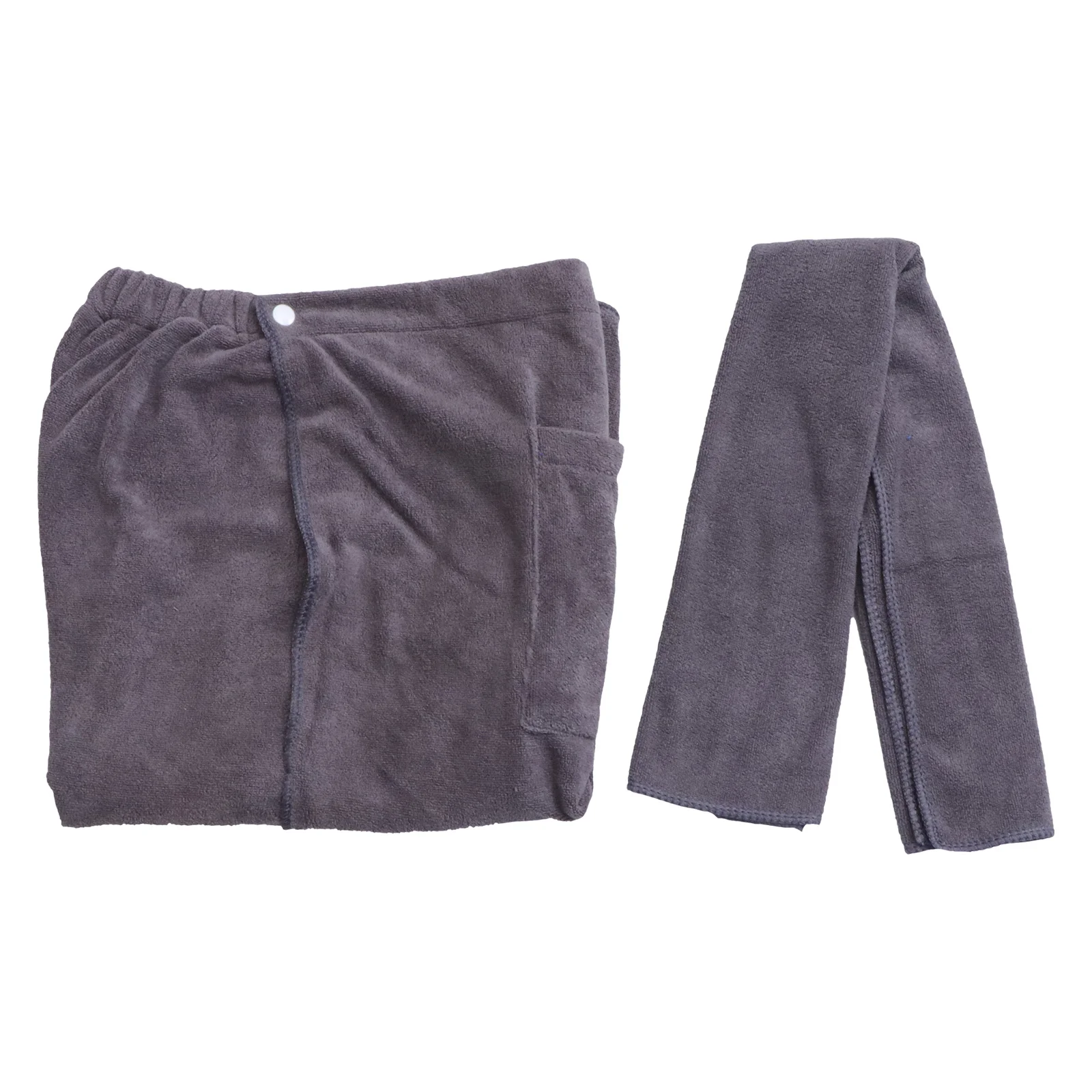 

1Pcs Men Bath Towel Microfiber Thick Soft Absorbent Wearable Bath Skirt Bathrobe Home Bathroom Hotel Use Men Bathrobe