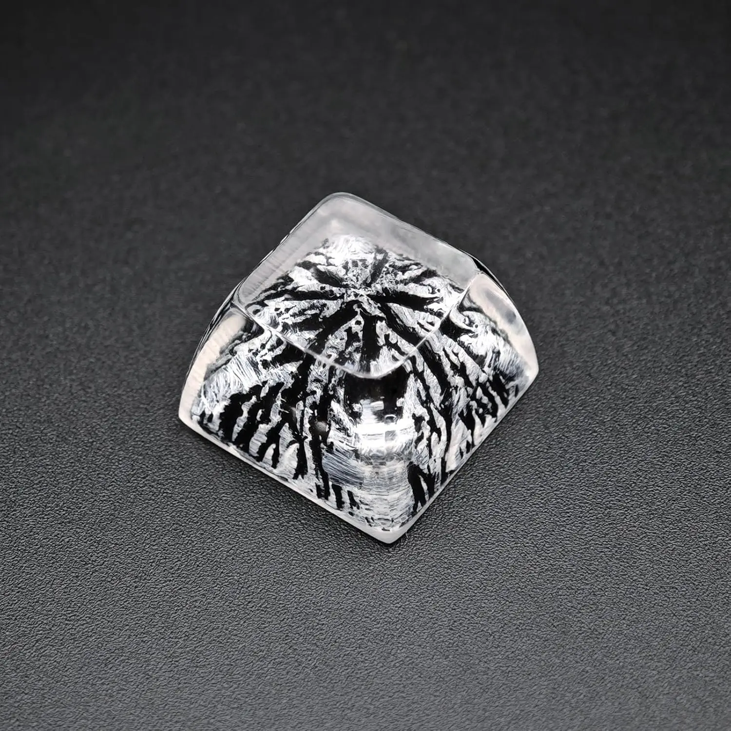 Snowy Mountain Backlit Resin Keycap Personality Artisan Custom Translucent Keycap for Mechanical Keyboard Cherry Mx Switches