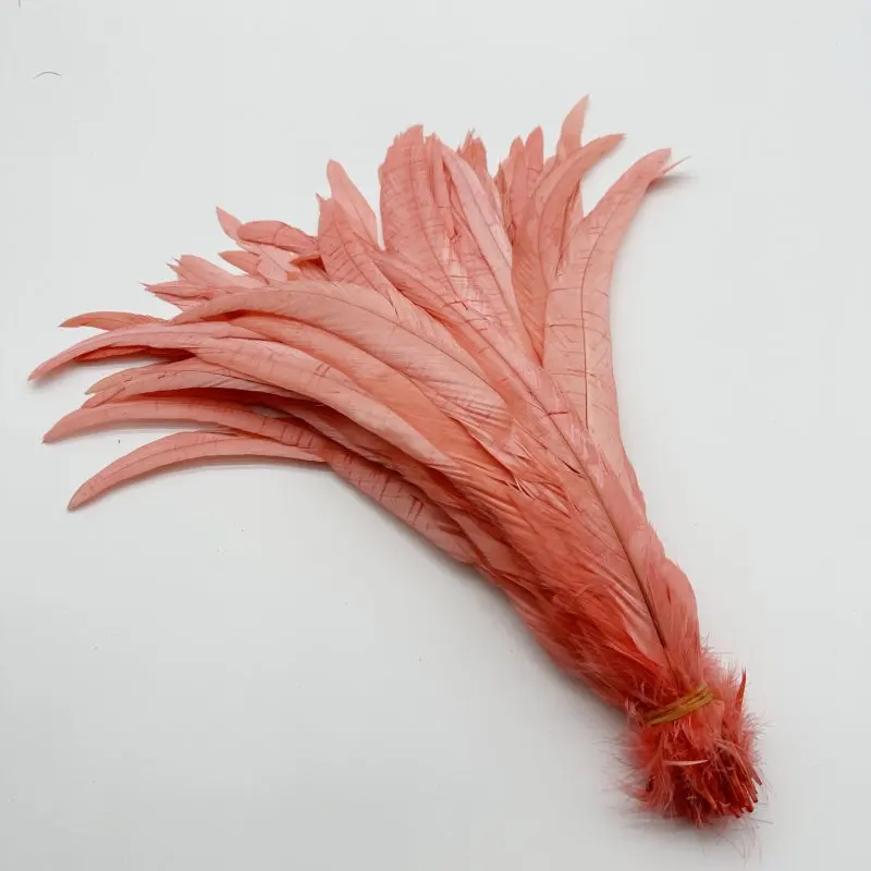 

Natural Rooster Tail Feathers 1800pcs 25-40CM /10-18inch Plumes Red DIY Cock Clothing Accessories Carnival Party