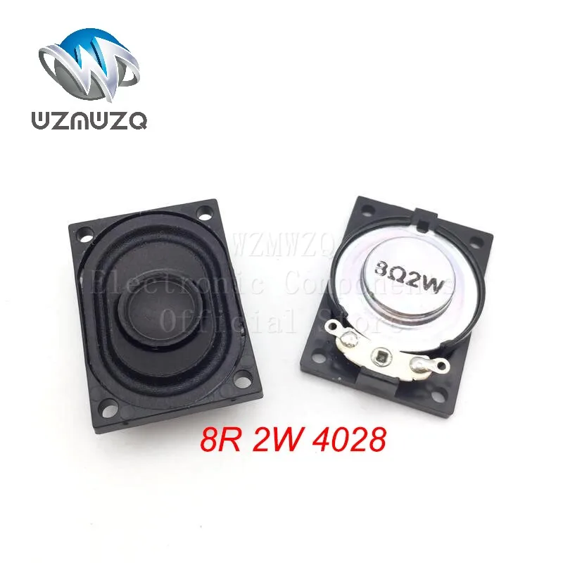 2PCS/Lot 4028 LCD Monitor TV Speaker Horn 2W 8R 2840 Loud speaker 8ohms 2Watt 8R 2W 40*28MM