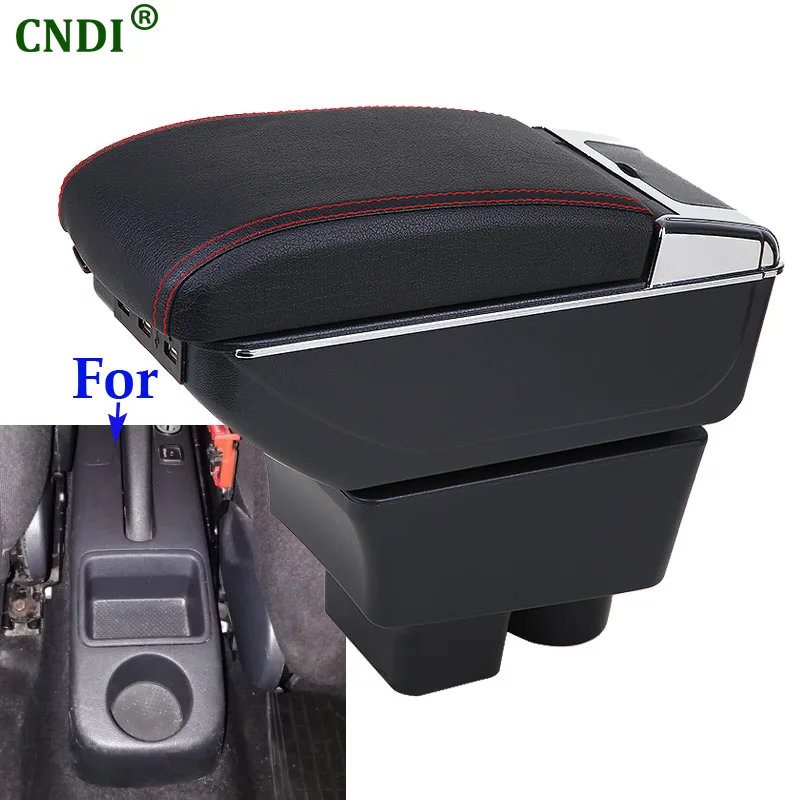 For Skoda FABIA Armrest For Skoda Fabia I 2 Car Armrest box Retrofit parts Storage Box Interior Parts Car Accessories 2008-2014