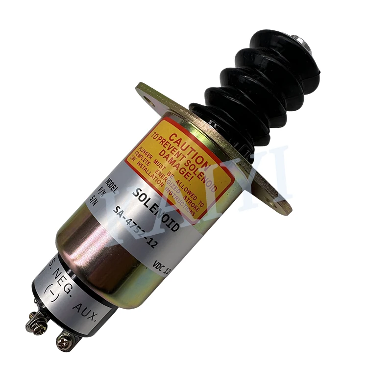 

SA-4752-12 Stop Solenoid 12V Fuel Shut Off Solenoid 2003-12S7U1B2A for Woodward Excavator Parts