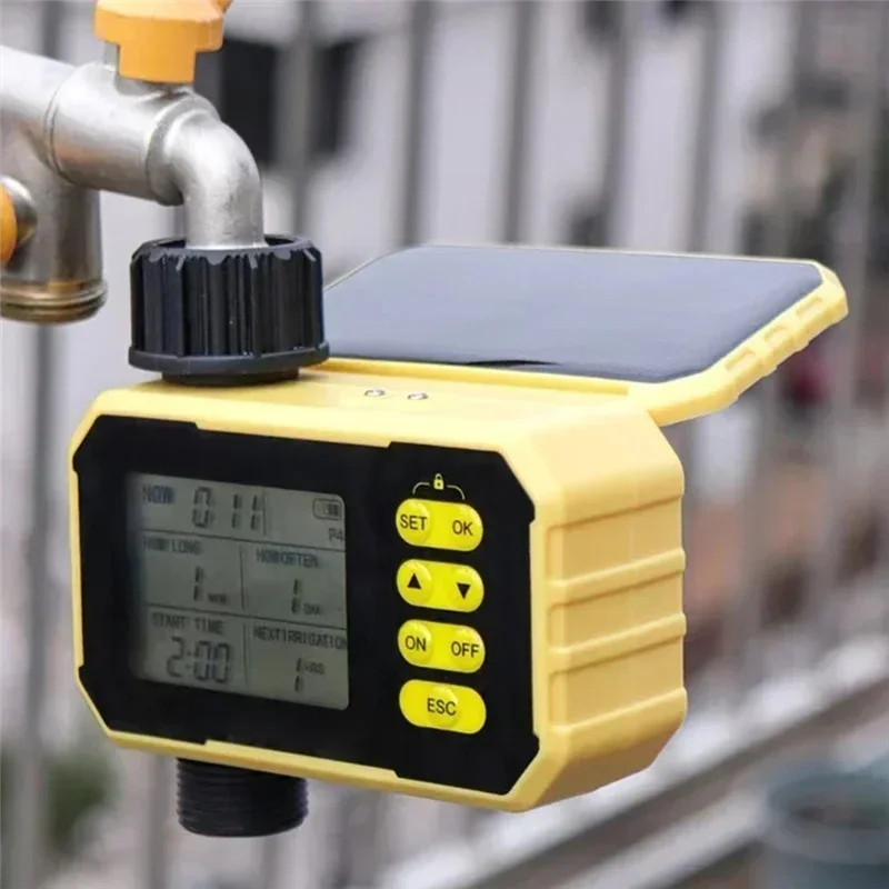 

A88E-Solar Powered Intelligent Irrigation Watering Timer Auto Water Saving Garden Lawn Plant Controller