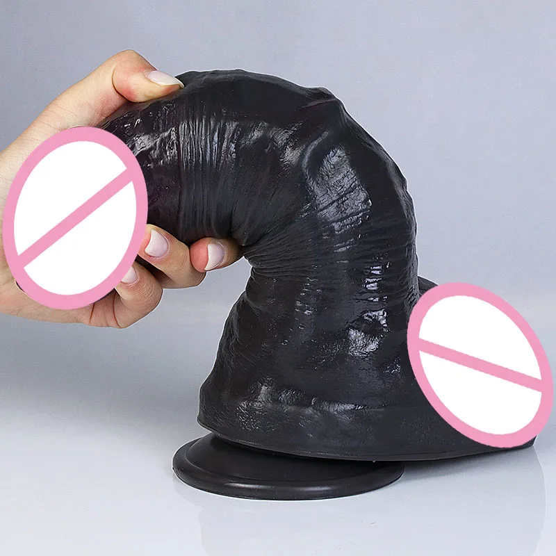 واقعية عالية القهوة XL دسار سوبر واقعية كبيرة القضيب مرنة شفط كأس الشرج ألعاب جنسية للنساء الاستمناء الكبار 18 +