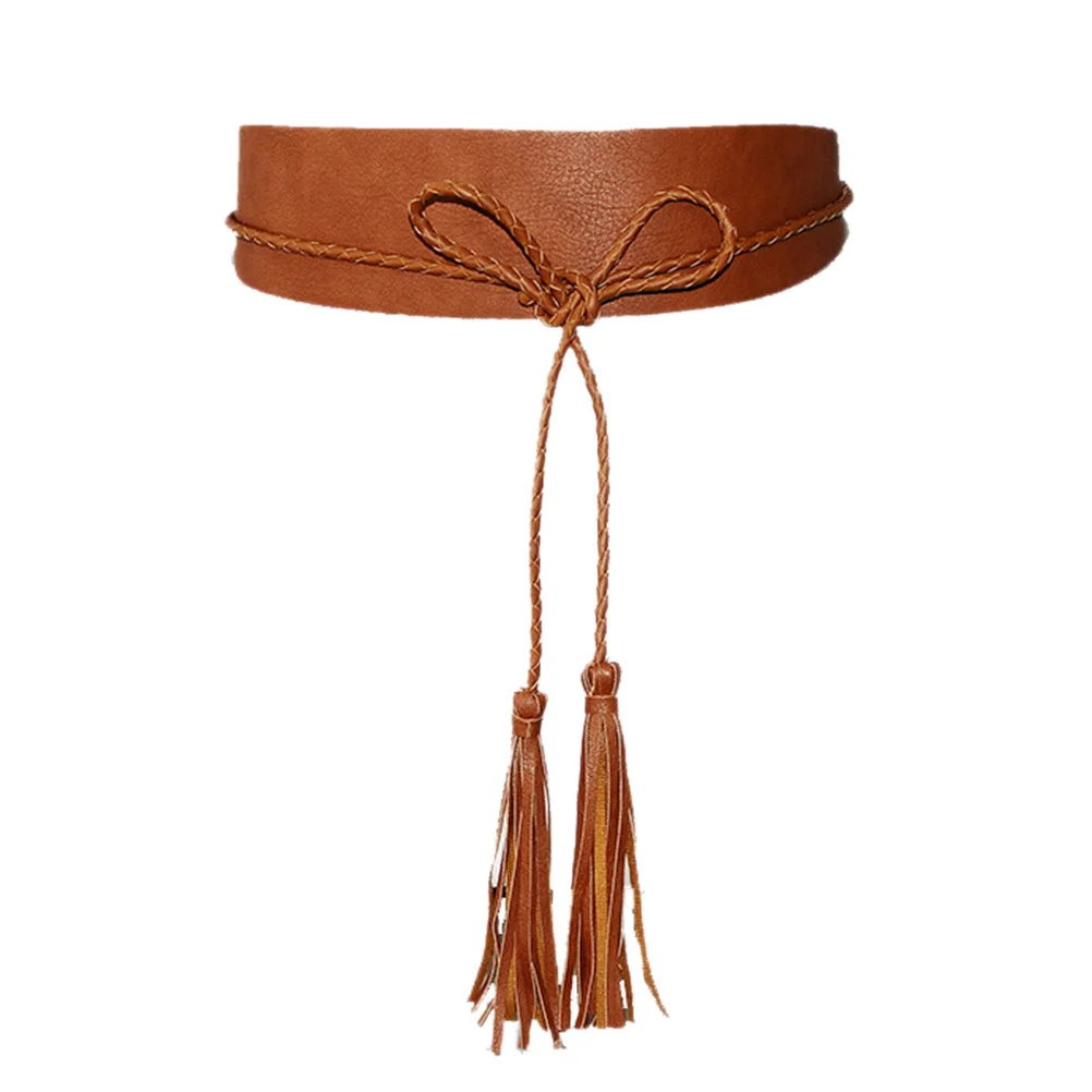 

1Pcs Tassel Waist Belt Chic Exquisite Design Women Dress Skirt Accessory Clothes Belt Women Waist Seal Clothes Waistband