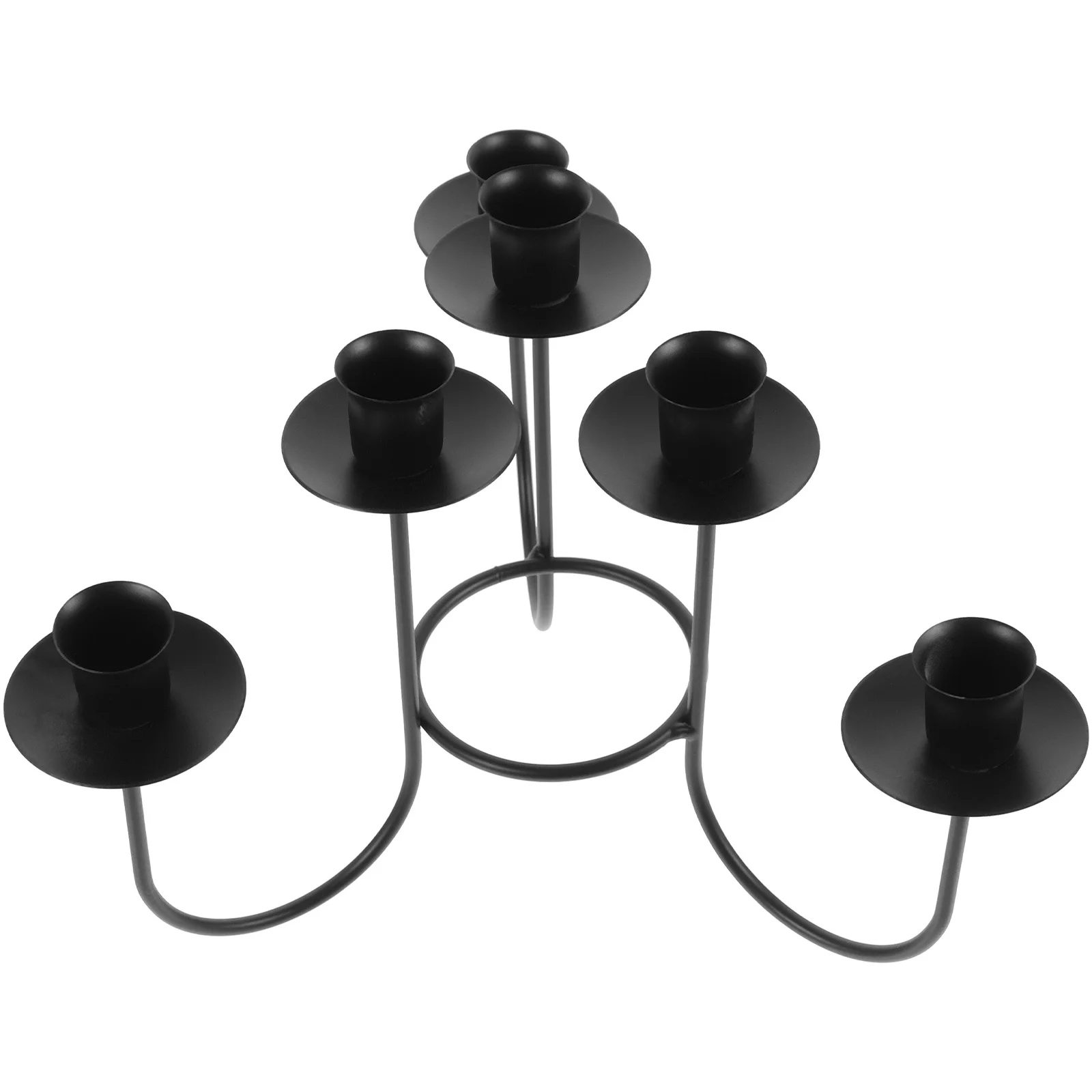 

1pc Iron Holder Vintage Metal Stand For Wedding Tealight Decor Tabletop Decoration Desktop Adornment Decorative
