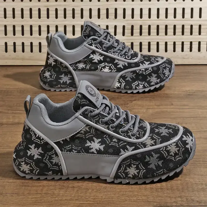 

Without Heels Nonslip Men's Spring Autumn Sneakers Skateboarding Boot Shoes Man Large Size Men's Sport Tens High Fashion