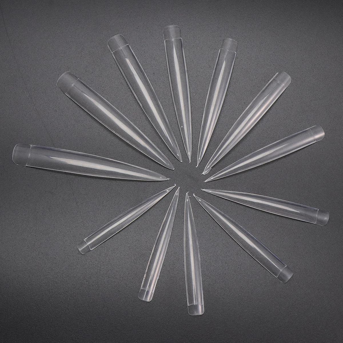 

120pcs 10 Packs False Tips Fake Nails Art Tips Fake Nail Slices For Gel Acrylic Fiberglass Salon Home Use Sturdy Durable