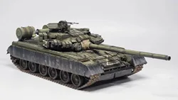 ロシアの主な戦車t80bvd、oem、1:35