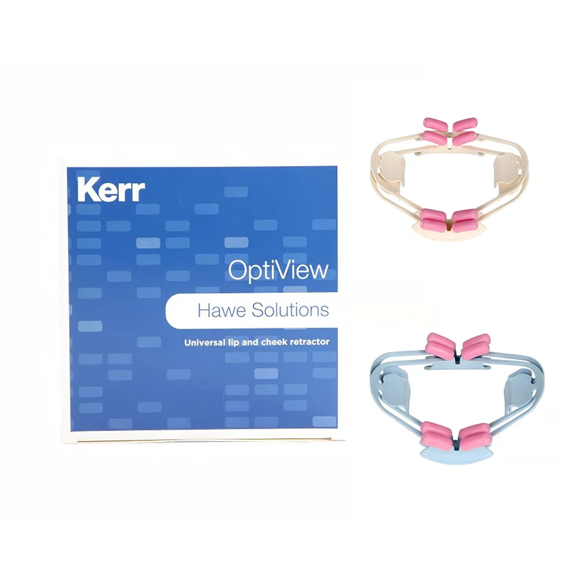 

Original Kerr OptiView Lip and Cheek Retractor 2pcs/Box Dental Soft Mouth Opener for Dentist Clinic Oral Care Adult & Child