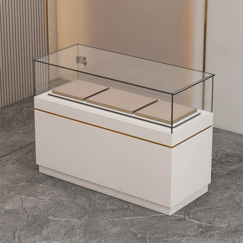 

High Quality Retail Shop Jewellery Glass Display Counter Design Jewelry Cabinet Store Furniture Showcase