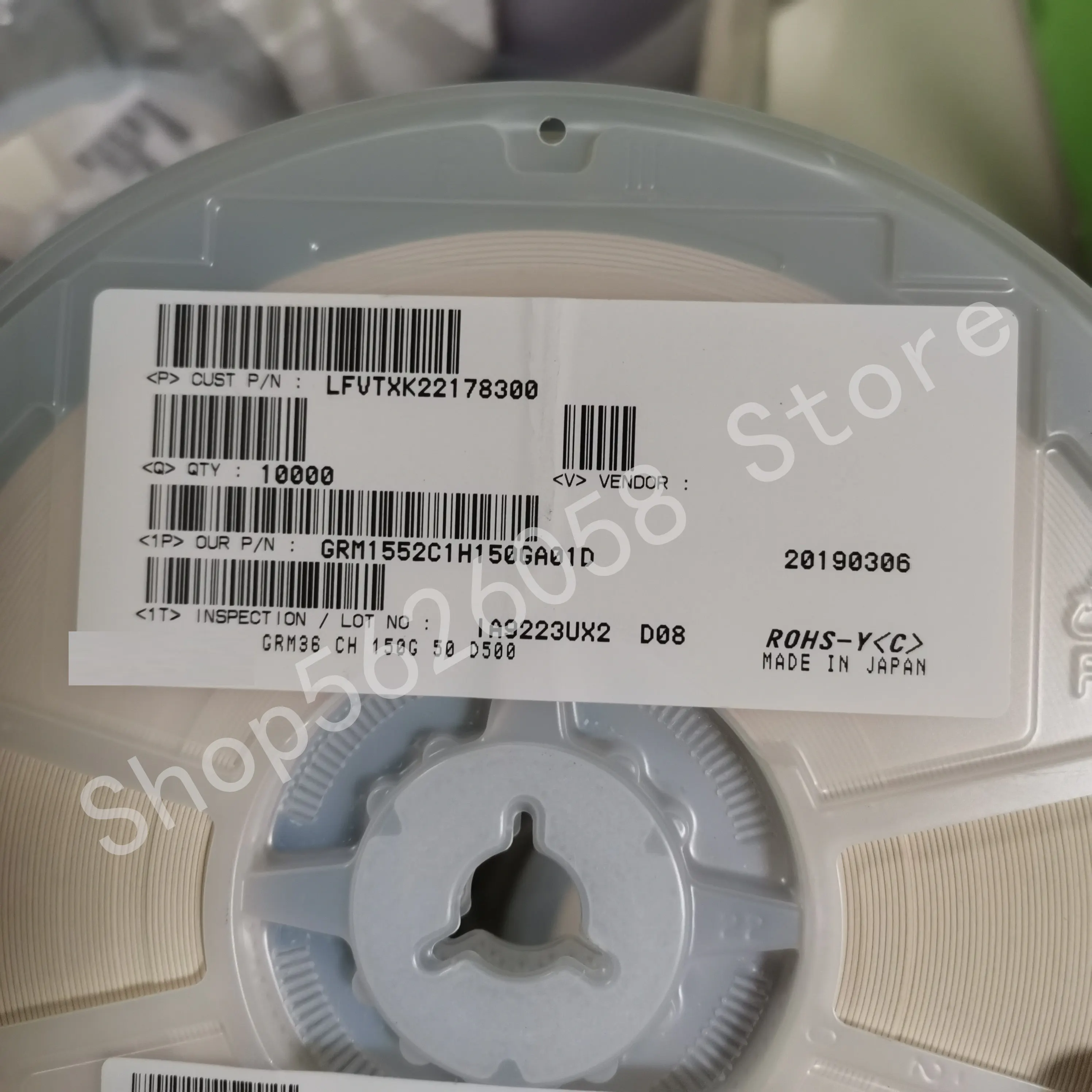 GRM1552C1H150GA01D GRM1552C1H150GA01D 100PCS-10000PCS/LOT