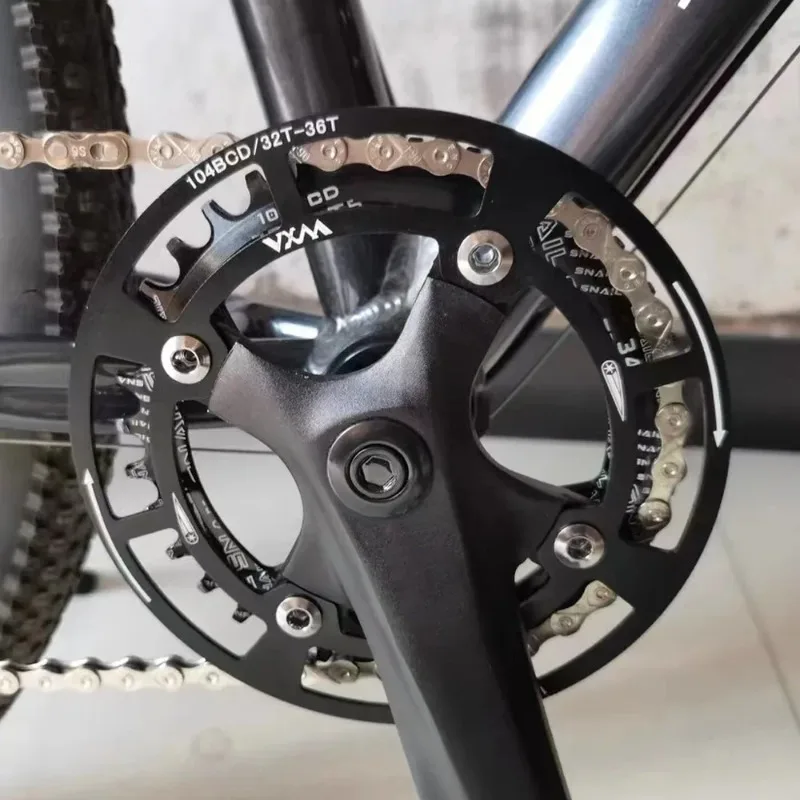 

Защита шатунов для велосипеда MTB, 104BCD, 32/34/36/38/40/42T, алюминиевая, для одинарной звездочки