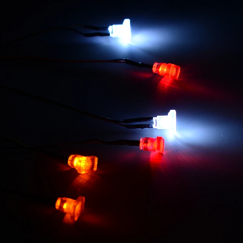 1:14th مقياس LED 3 مللي متر خرزة مصباح موقف ضوء الجانب ضوء تحذير ضوء ل Tamiya مركبة يتم التحكم بها عن بُعد سكانيا 770S R620 فولفو بنز رجل سيارة #6