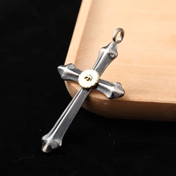 Eagle Man Necklace Goro Takahashi Jewelry Cross Pendant Indian Style 925 Thai Silver Pendants Men's Vintage Fine Accessories