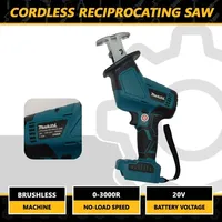 18V Makita B-series Cordless Reciprocating Saw Portable Electric Saw Replacement Metal Wood Cutting Tool No Battery Chain Saw