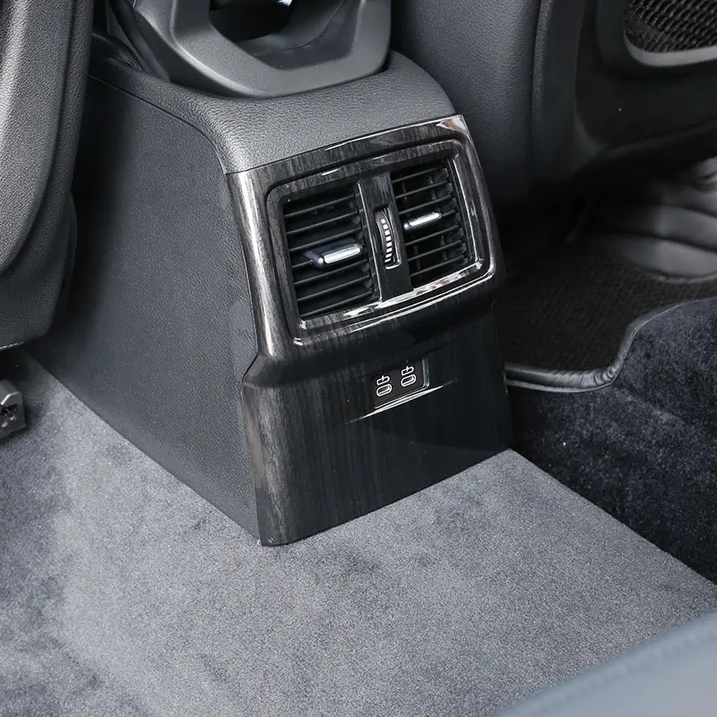 

For BMW X1 F48 X2 F47 2016-2022 ABS Carbon Fiber Car Armrest Box Rear Air Conditioner Outlet Cover Trim Interior Car Accessories