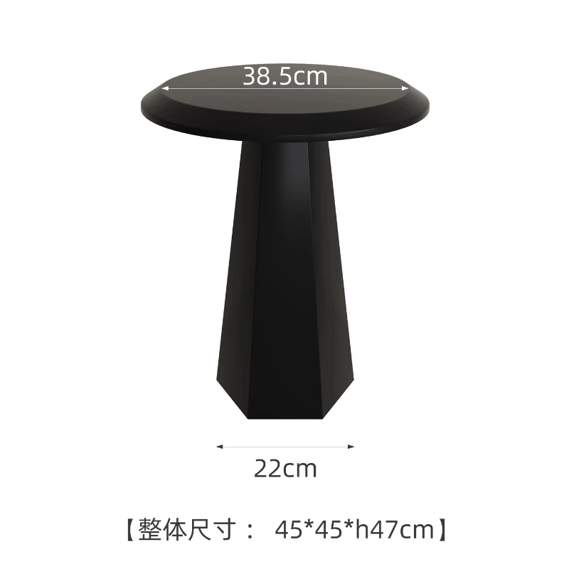 Nordic Simple Design Round Side Tables Small Space Living Room Furniture Luxury Circular End Table for Bedroom Bedside Table