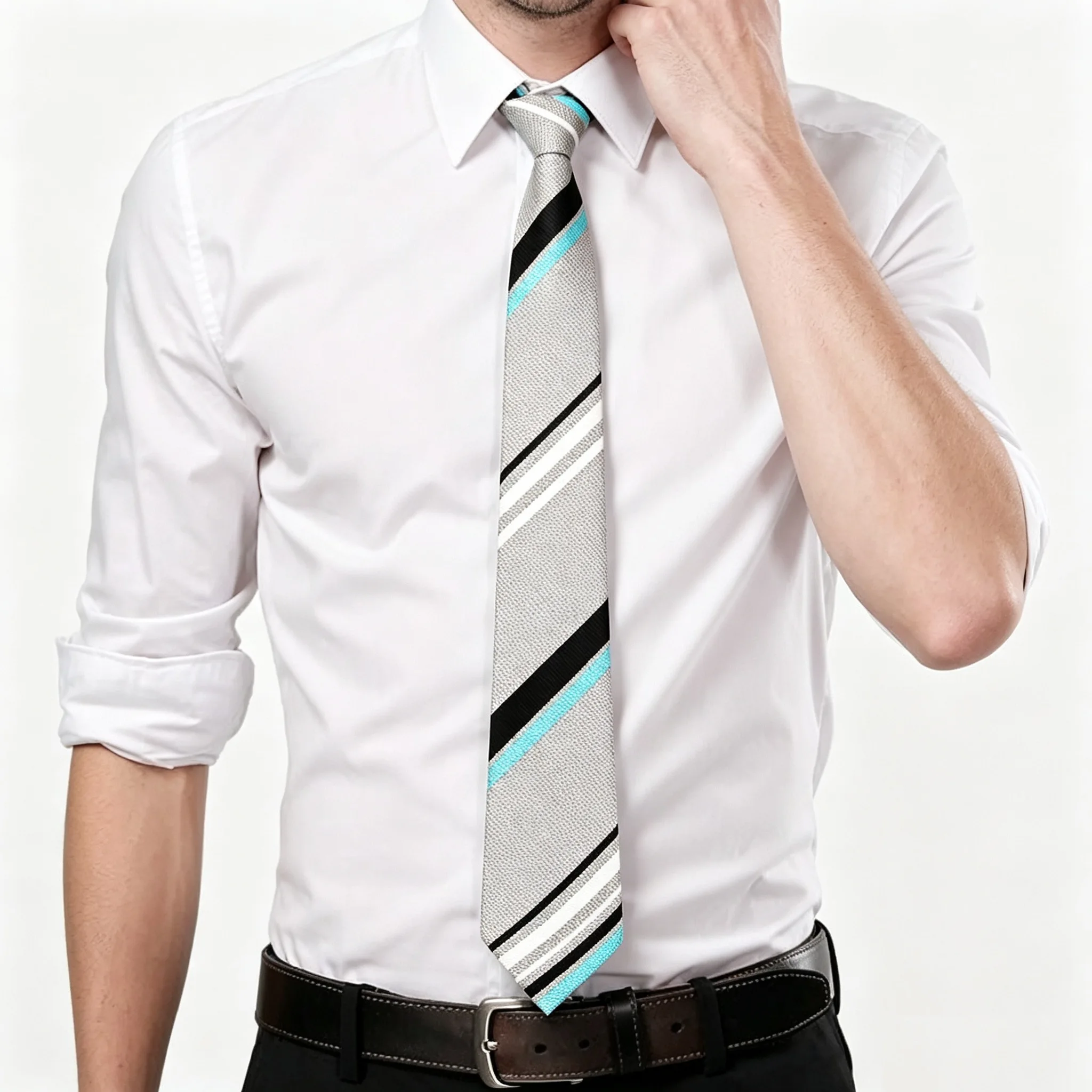 Dasi Pria Tipis Bahan Katun, D - Skinny Tie Men ulasan dan harga