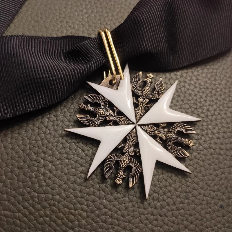 شارة الصليب لقيادة وسام سانت جون القدس من دبابيس مستشفى الفرسان لمجموعة الحرف اليدوية للديكور