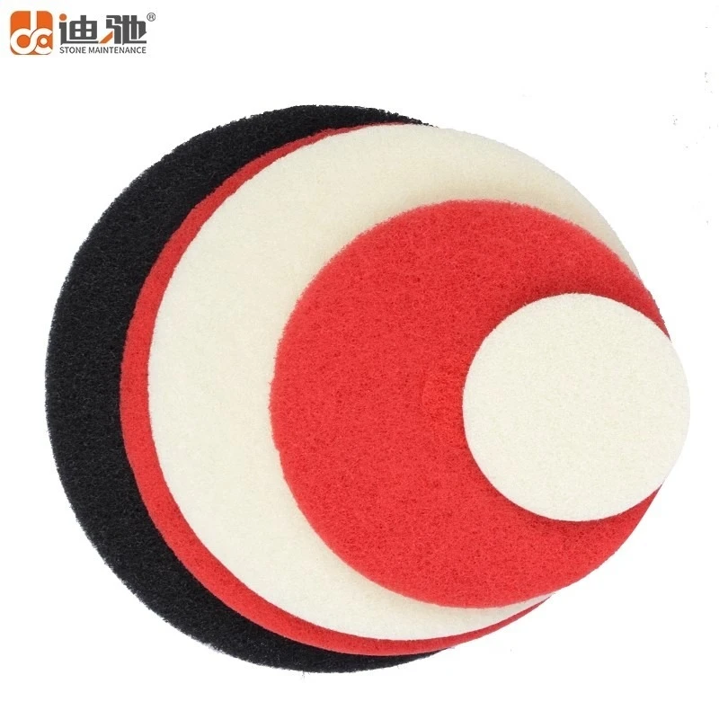 Baijie pad marble polishing pad waxing and waxing pad floor scrubber cleaning pad